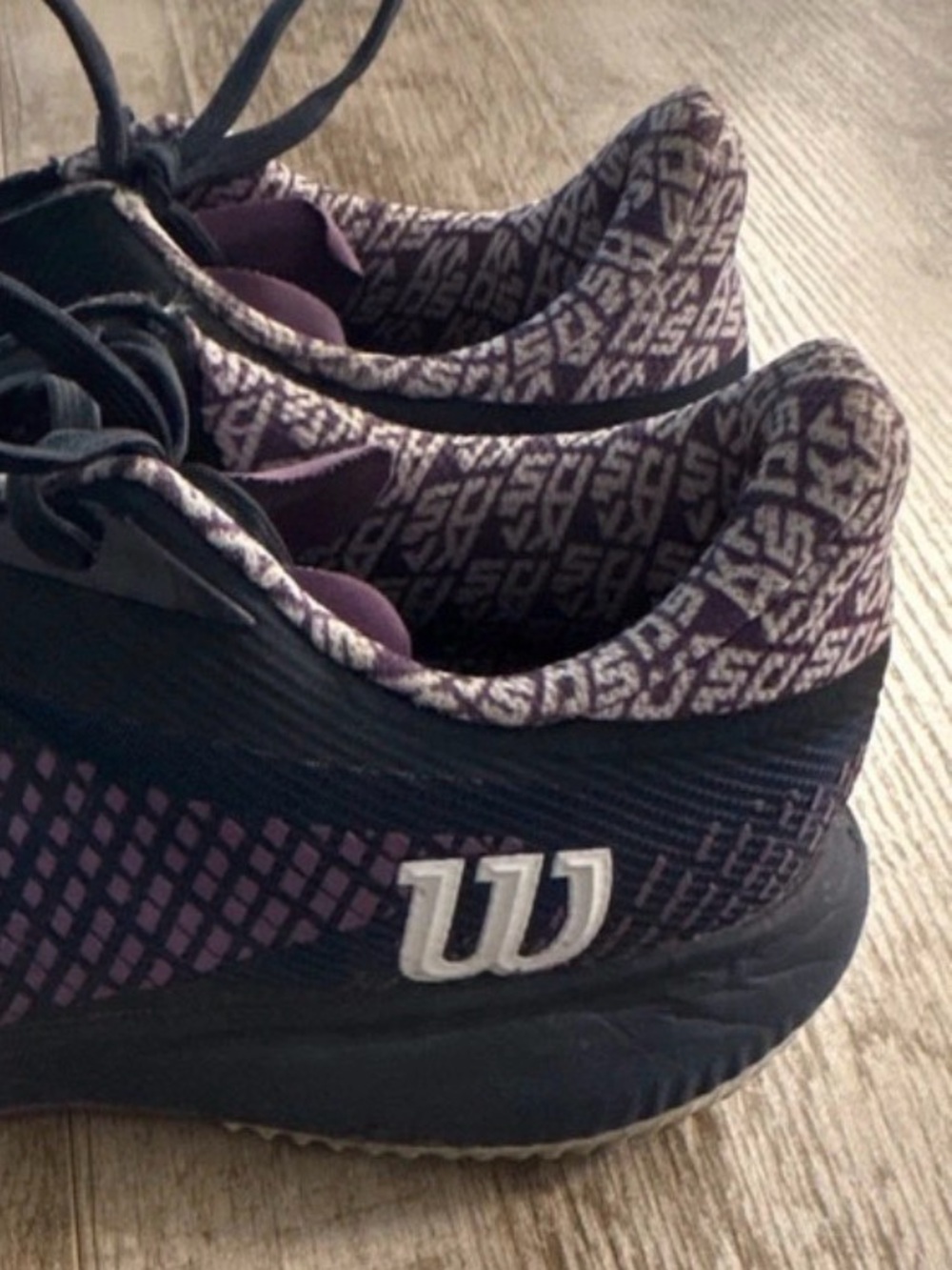 Wilson Women's Athletic Shoes - Black and Purple